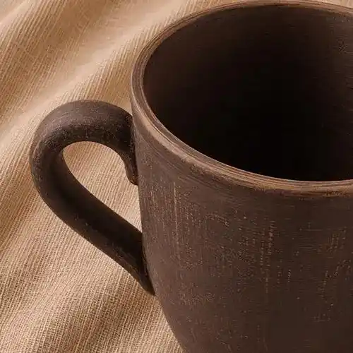 Чашка чайна глиняна 0,4 л гладка