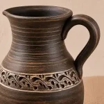 Глечик глиняний 2 л з/р ангоб