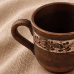 Чашка глиняна чайна 0,3л ангоб