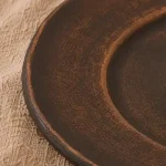 Тарілка глиняна 190мм гладка